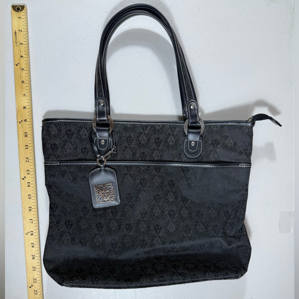 Anne Klein Large‎ Black Travel Tote Carry On Luggage Personal Item Weekender Bag